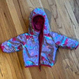 North face 3-6 month puffer coat